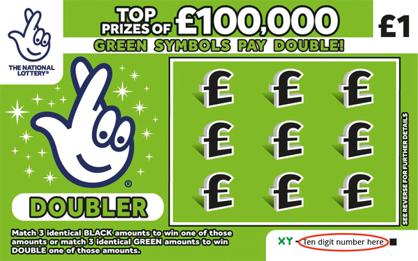 National Lottery Scratchcard